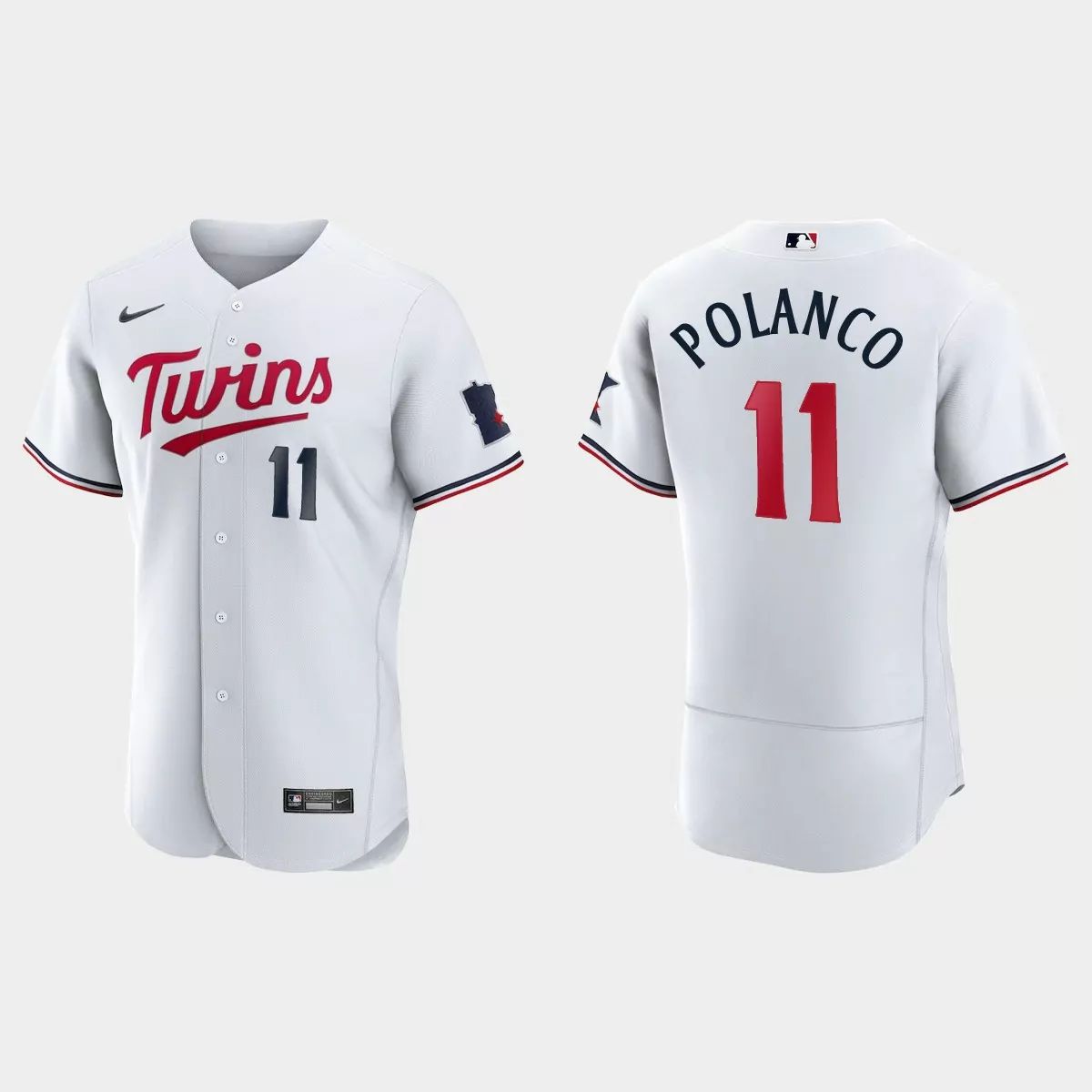 Minnesota Twins #11 Jorge Polanco Men's 2023 Authentic Jersey - White