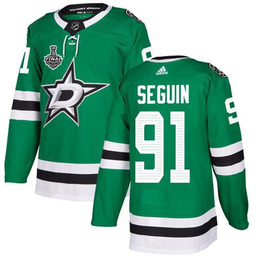 Adidas Dallas Stars #91 Tyler Seguin Green Home Authentic Youth 2020 Stanley Cup Final Stitched Jersey Youth