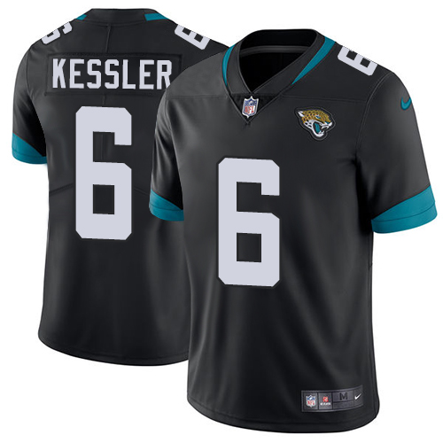 Jacksonville Jaguars #6 Cody Kessler Black Team Color Youth Stitched Vapor Untouchable Limited Jersey Youth