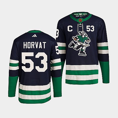 Vancouver Canucks #53 Bo Horvat Men's Adidas Reverse Retro 2.0 Authentic Player Jersey - Navy