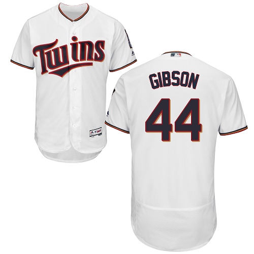 Minnesota Twins #44 Kyle Gibson White Flexbase Authentic Collection Stitched Jersey Men's