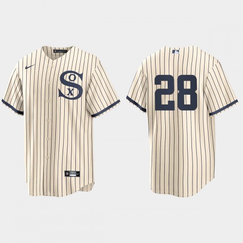 Men's Youth Women's Chicago Chicago White Sox #28 Leury Garcia White 2021 Field of Dreams Game Jersey Men's