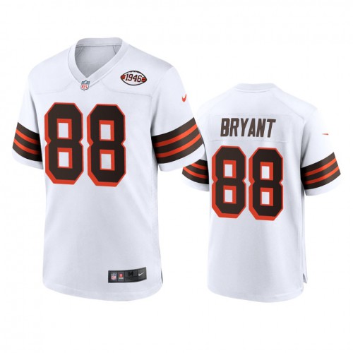 Men's Cleveland Browns #88 Harrison Bryant 1946 Collection Alternate Game Limited Jersey - White Men's