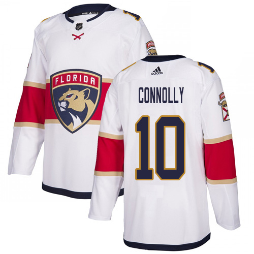 Adidas Florida Panthers #10 Brett Connolly White Road Authentic Stitched Jersey Men's
