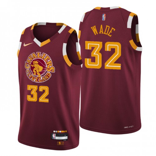 Cleveland Cleveland Cavaliers #32 Dean Wade Mens Wine 2021/22 Swingman Jersey - City Edition Mens