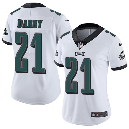 Philadelphia Eagles #21 Ronald Darby White Women's Stitched Vapor Untouchable Limited Jersey Womens
