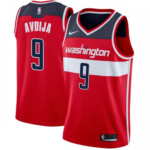 Washington Wizards #9 Deni Avdija Red Youth Swingman Icon Edition Jersey Youth
