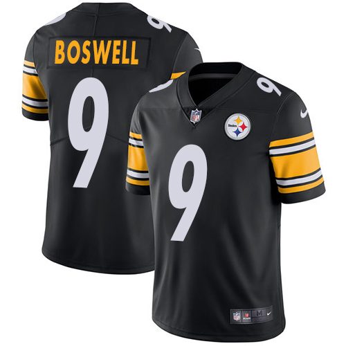 Pittsburgh Steelers #9 Chris Boswell Black Team Color Youth Stitched Vapor Untouchable Limited Jersey Youth