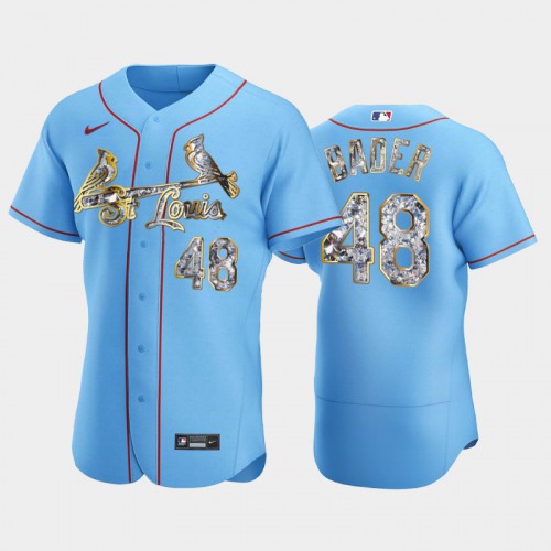 St.Louis St.Louis Cardinals #48 Harrison Bader Men's Diamond Edition Jersey - Blue Men's
