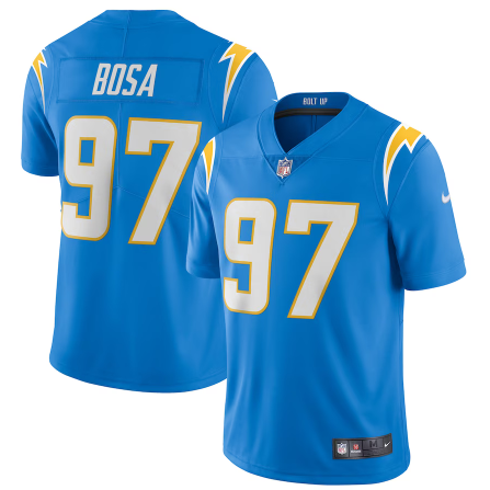 Men's Youth Women's Los Angeles Chargers #97 Joey Bosa Light Blue Vapor Untouchable Stitched Limited Jersey