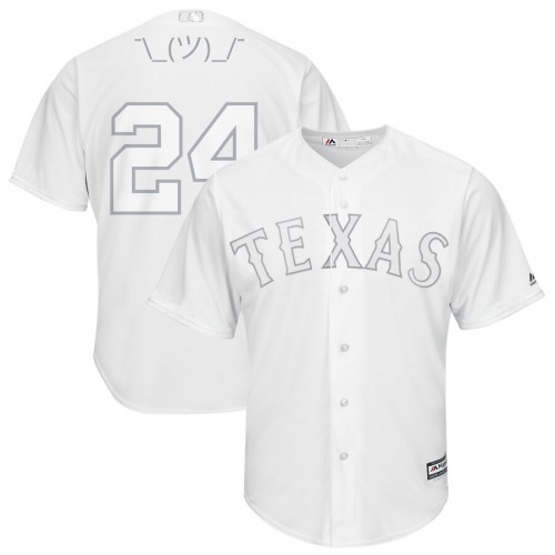 Texas Texas Rangers #24 Hunter Pence Majestic 2019 Players' Weekend Cool Base Player Jersey White Men's