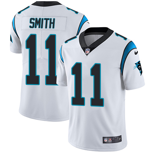 Carolina Panthers #11 Torrey Smith White Youth Stitched Vapor Untouchable Limited Jersey Youth