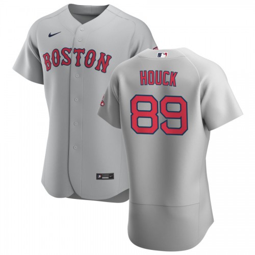 Boston Boston Red Sox #89 Tanner Houck Men's Gray Road 2020 Authentic Team Jersey Men's