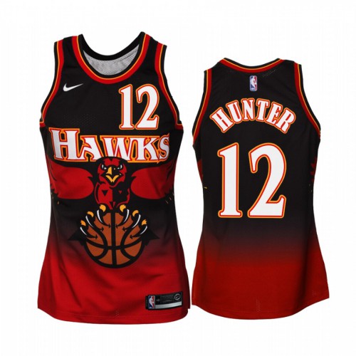 Atlanta Hawks #12 DeAndre Hunter 1995-1999 Hardwood Classic Mens Jersey Mens