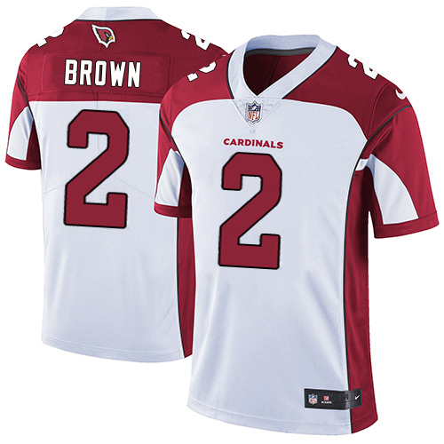 Cardinals #2 Marquise Brown White Men's Stitched Vapor Untouchable Limited Jersey