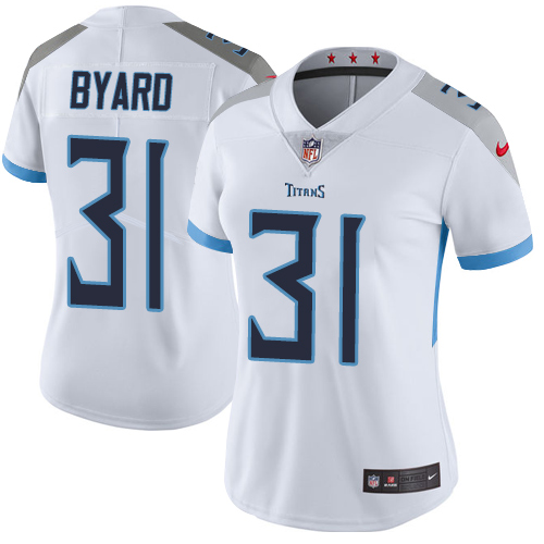 Tennessee Titans #31 Kevin Byard White Women's Stitched Vapor Untouchable Limited Jersey Womens