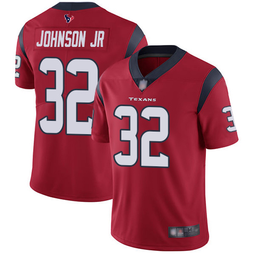Houston Texans #32 Lonnie Johnson Jr. Red Alternate Youth Stitched Vapor Untouchable Limited Jersey Youth