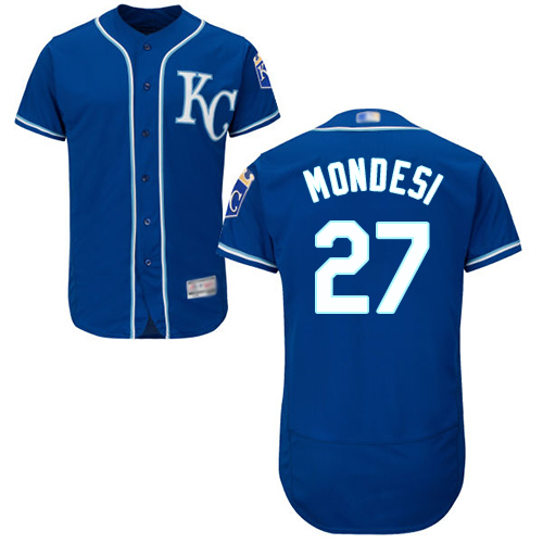 Kansas City Royals #27 Raul Mondesi Royal Blue Flexbase Authentic Collection Stitched Jersey Men's