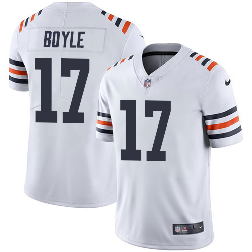 Bears #17 Tim Boyle White Men's Stitched Vapor Untouchable Limited Jersey