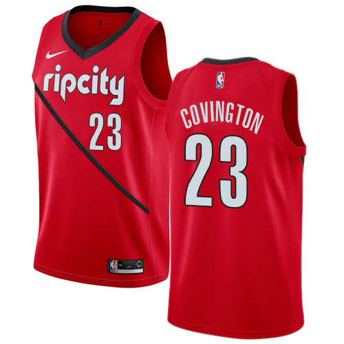 Portland Trail Blazers #23 Robert Covington Red Youth Swingman Earned Edition Jersey Youth