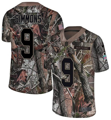 Cardinals #9 Isaiah Simmons Camo Men's Stitched Limited Rush Realtree Jersey