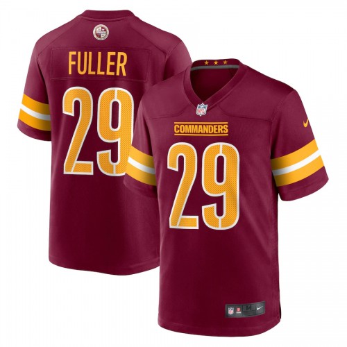 Washington Washington Commanders #29 Kendall Fuller Burgundy Men's Game Jersey Men's