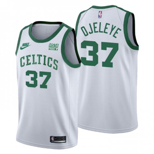Boston Boston Celtics #37 Semi Ojeleye Youth Releases Classic Edition 75th Anniversary Jersey White Youth