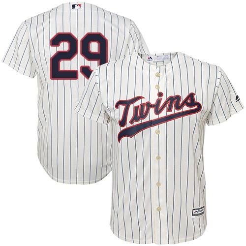 Minnesota Twins #29 Rod Carew Cream Strip Cool Base Stitched Youth Jersey Youth