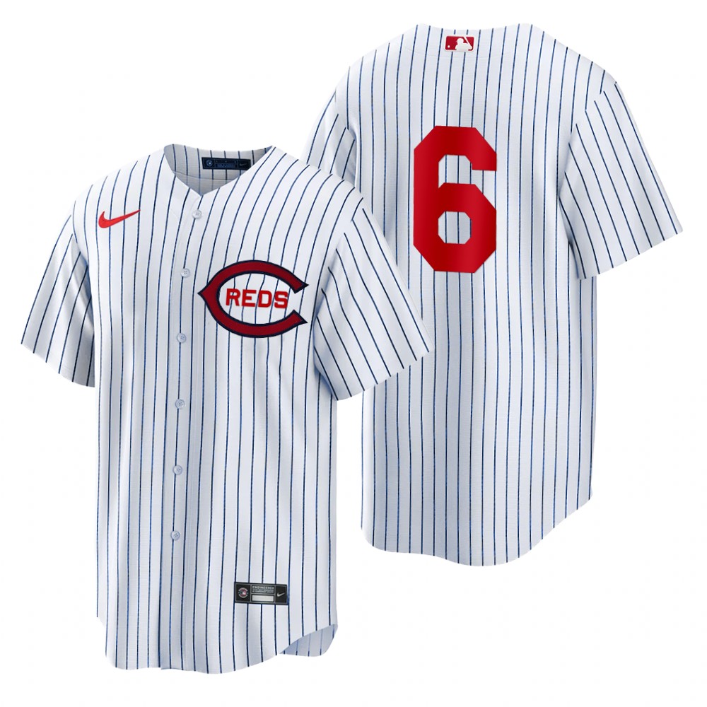 Cincinnati Reds #6 Billy Hamilton Men's 2022 Field Of Dreams Game Jersey - White