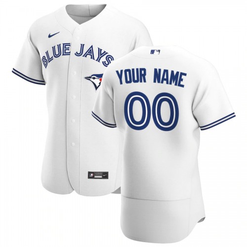 Toronto Blue Jays Custom Men's White Home 2020 Authentic Player Jersey