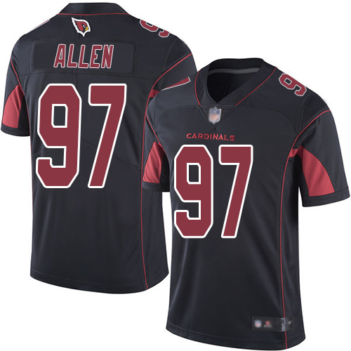 Arizona Cardinals #97 Zach Allen Black Men's Stitched Limited Rush Jersey Men's