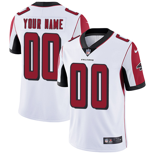 Atlanta Falcons Customized White Stitched Vapor Untouchable Limited Men's Jersey
