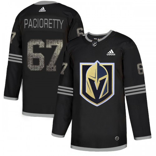 Adidas Golden Vegas Golden Knights #67 Max Pacioretty Black Authentic Classic Stitched Jersey Men's