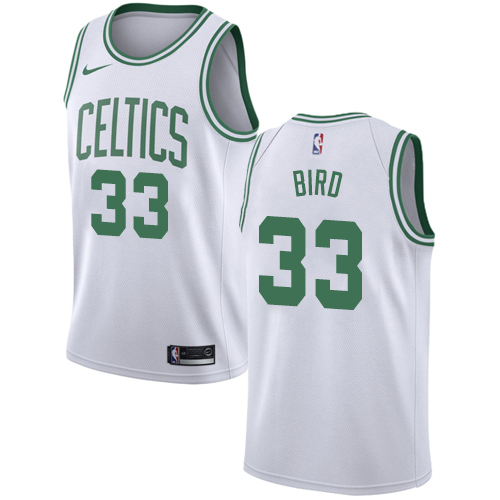Boston Celtics #33 Larry Bird White Youth Swingman Association Edition Jersey Youth