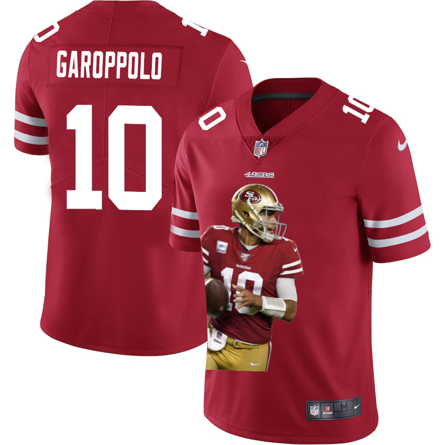 San Francisco 49ers #10 Jimmy Garoppolo Team Hero 4 Vapor Limited Jersey Red