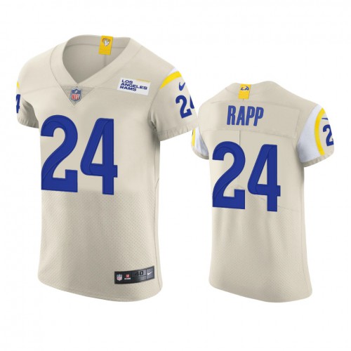 Los Angeles Los Angeles Rams #24 Taylor Rapp Men's Vapor Elite Player Jersey - Bone Men's