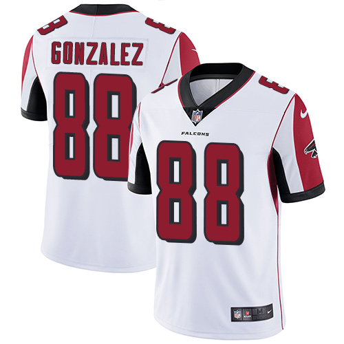 Atlanta Falcons #88 Tony Gonzalez White Men's Stitched Vapor Untouchable Limited Jersey Men's