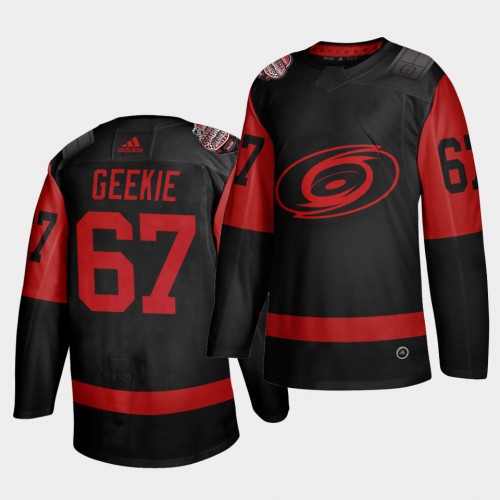 Carolina Carolina Hurricanes #67 Morgan Geekie Black Men's 2021 Stadium Series Outdoor Game Jersey Men's