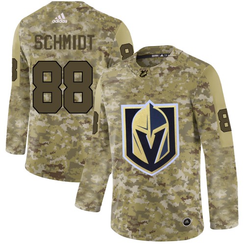 Adidas Golden Vegas Golden Knights #88 Nate Schmidt Camo Authentic Stitched Jersey Men's