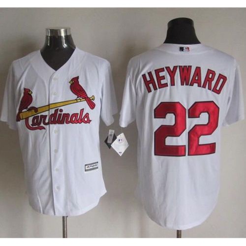 St.Louis Cardinals #22 Jason Heyward White New Cool Base Stitched Jersey Men's