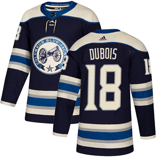 Adidas Columbus Blue Jackets #18 Pierre-Luc Dubois Navy Alternate Authentic Stitched Youth Jersey Youth