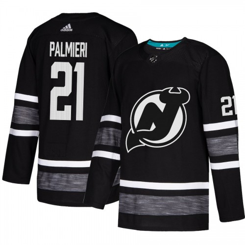 Adidas New Jersey Devils #21 Kyle Palmieri Black Authentic 2019 All-Star Stitched Jersey Men's