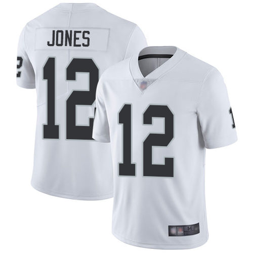 Las Vegas Raiders #12 Zay Jones White Men's Stitched Vapor Untouchable Limited Jersey Men's
