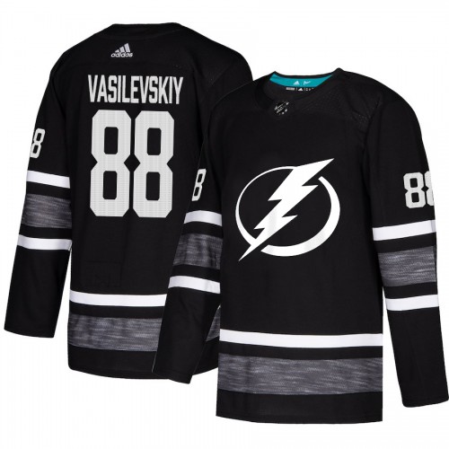 Adidas Tampa Bay Lightning #88 Andrei Vasilevskiy Black Authentic 2019 All-Star Stitched Youth Jersey Youth