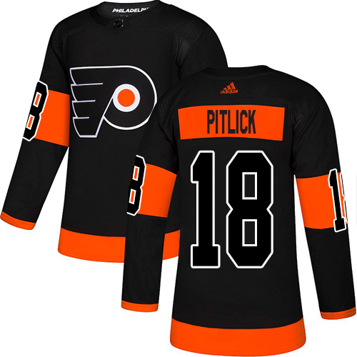 Adidas Philadelphia Flyers #18 Tyler Pitlick Black Alternate Authentic Stitched Youth Jersey Youth