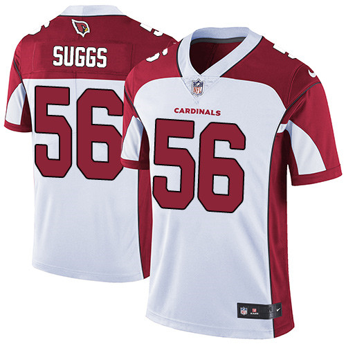 Arizona Cardinals #56 Terrell Suggs White Men's Stitched Vapor Untouchable Limited Jersey Men's