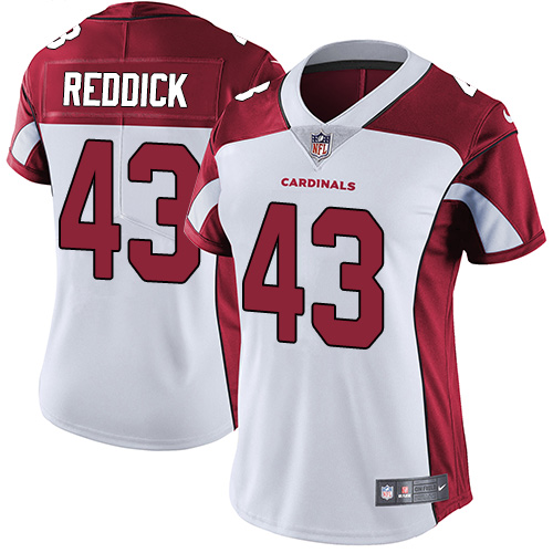 Arizona Cardinals #43 Haason Reddick White Women's Stitched Vapor Untouchable Limited Jersey Womens