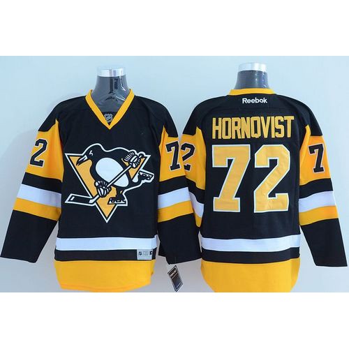 Pittsburgh Penguins #72 Patric Hornqvist Black Alternate Stitched Jersey Men's