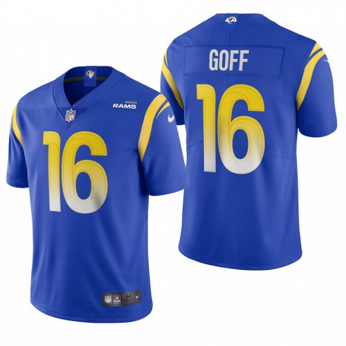 Los Angeles Los Angeles Rams #16 Jared Goff Men's Royal 2020 Vapor Untouchable Limited Jersey Men's