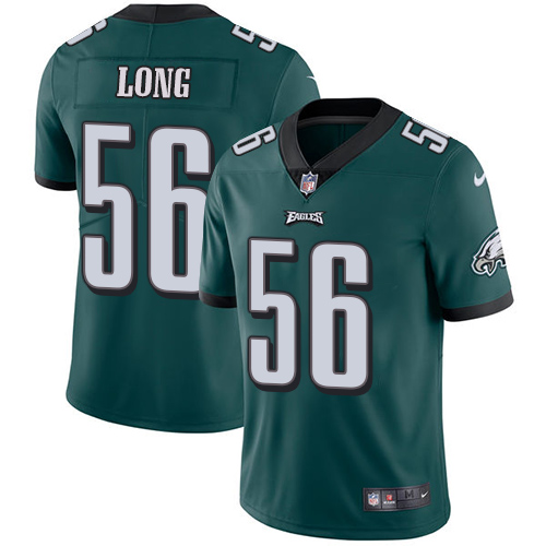 Philadelphia Eagles #56 Chris Long Midnight Green Team Color Youth Stitched Vapor Untouchable Limited Jersey Youth